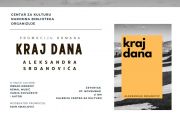 Promocija romana ,,Kraj dana” u četvrtak u Centru za kulturu