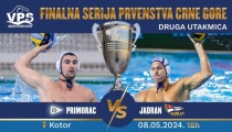 Večeras drugi finalni meč Primorca i Jadrana (RTCG2 18h)