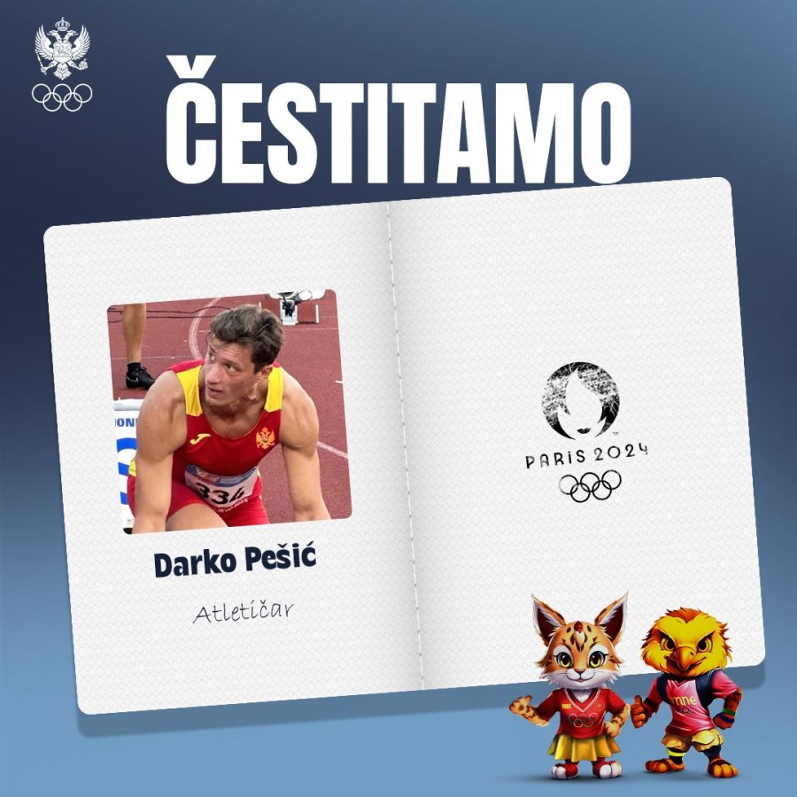 Atletičar Darko Pešić debituje na Olimpijskim igrama