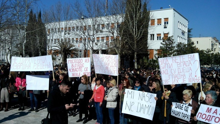 U ponedjeljak novi protest bivših korisnica naknada