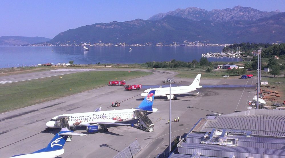 Počinje sanacija piste na tivatskom aerodromu